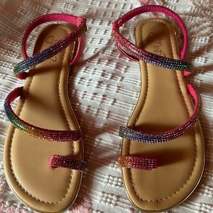 Women’s beaded sandals size 7.5